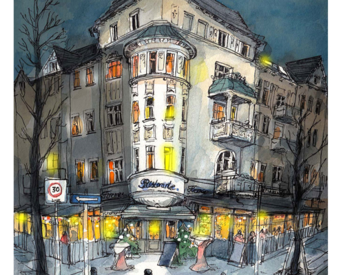 Häuser Illustration