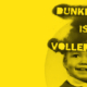 Bild eines Jungen mit Typo darüber, alles in gelb